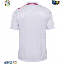 Moški Nogometni dresi Danska Gostujoči EP 2024 Kratek Rokav